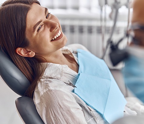 a dental patient during an appointment