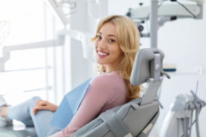 a dental patient during an appointment