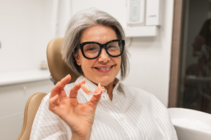 an older patient during a dental consultation
